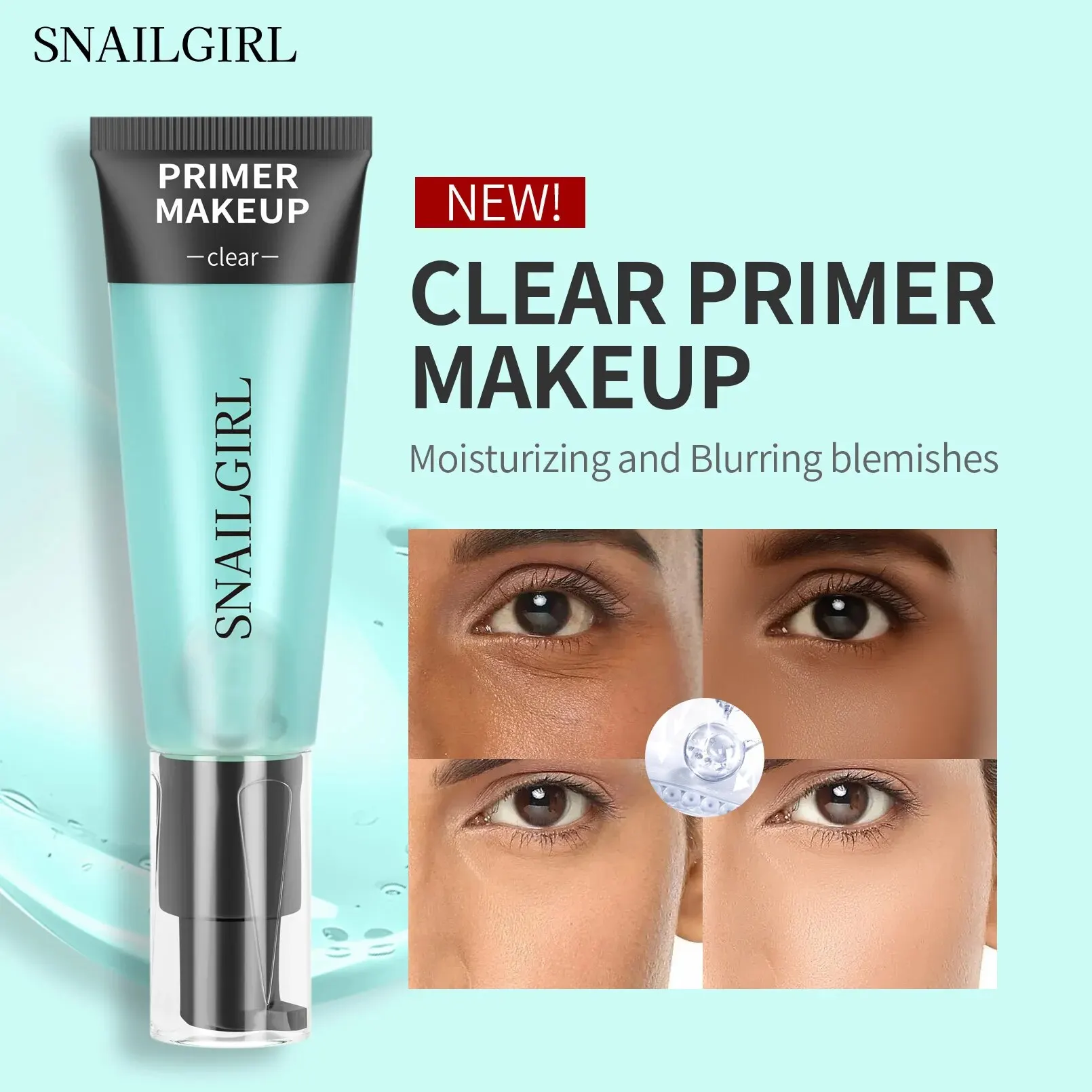 24ml Power Grip Primer Primer viso idratante a base di Gel per levigare la pelle presa trucco pori invisibili Primes incolori