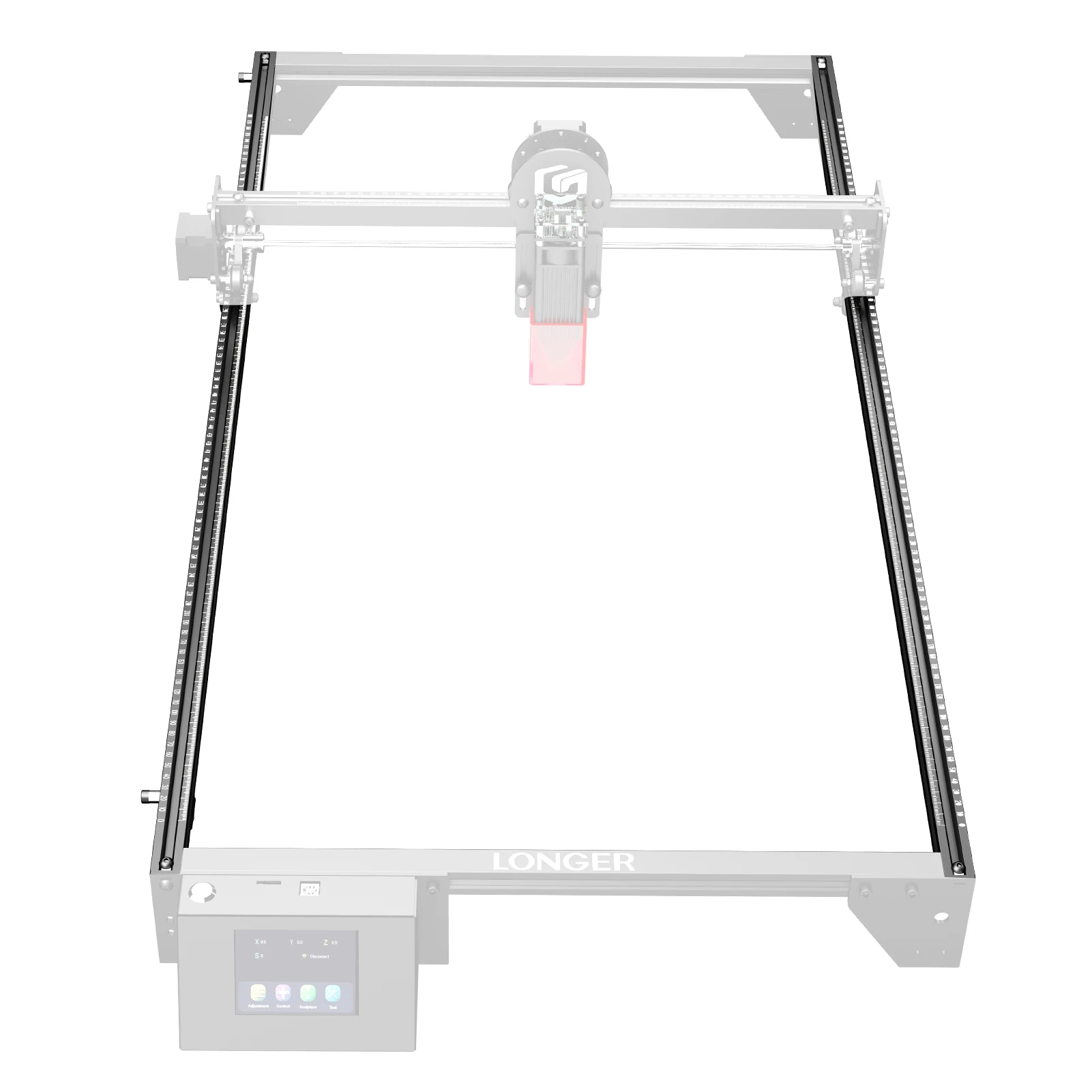 LONGER Extension Kit for Longer Laser Engraver Y-axis Expansion Kit Suitablr for RAY5 5W/10W/20W Laser Cutter and Engraver Machi