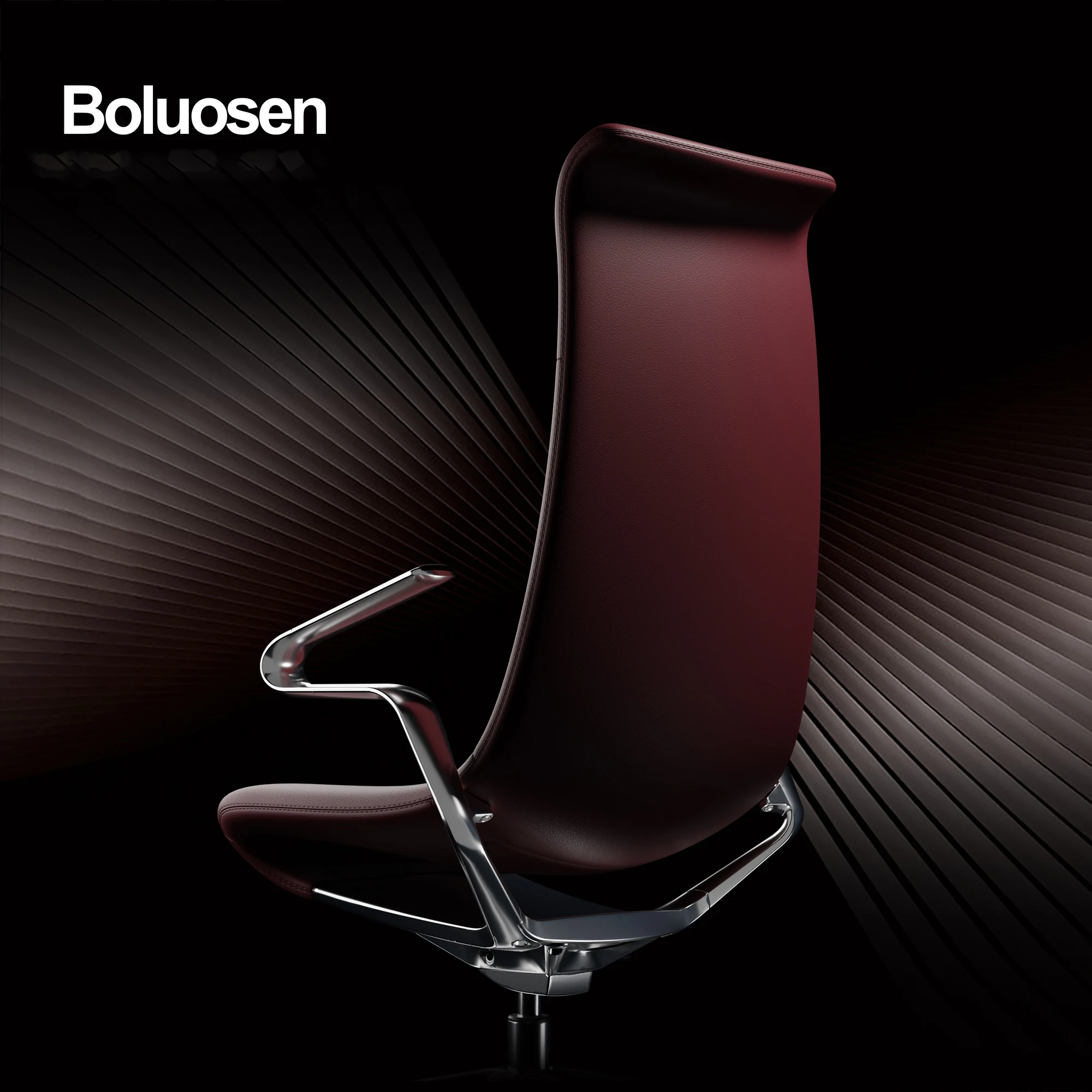 Ergonomic Mesh Executive Synthetic Leather Adjustable Modern Office Chair with Multifunctional Mechanism