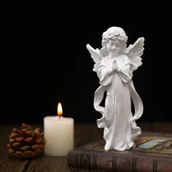 Praying Angel Statues Art Decorative Figurine Home Garden Decor Angel Collection Memorial for TV Stand, Desk, Table Bookshelf