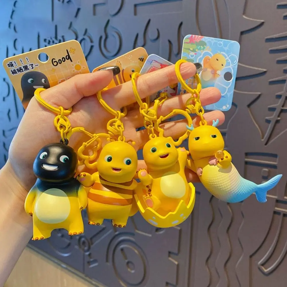 

Kawaii Milk Dragon School Bag Hanger Cute Cartoon Anime Multi Shaped Fat Dragon Couple Keychain Toy for Girl Gift