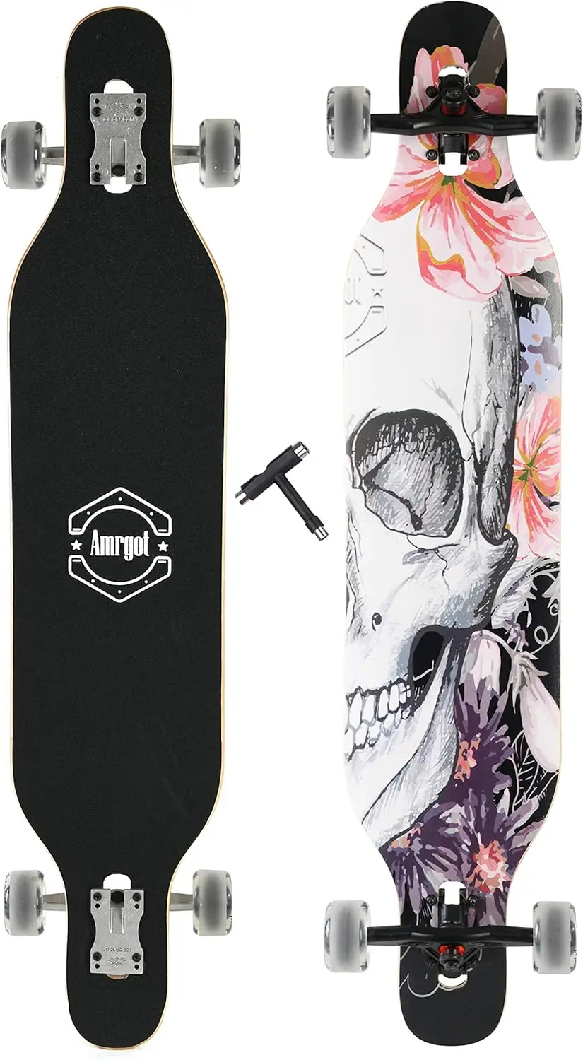 

42-дюймовая полная лонгборд с сквозной палубой и вогнутым дизайном для профессионального круиза