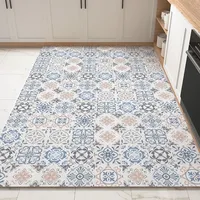 PVC Kitchen Carpet Waterproof Non-slip Floor Mat Oil-proof Home Decoration Rug Vinyl Leather Foot Mats Alfombra Pvc Cocina 주방매트