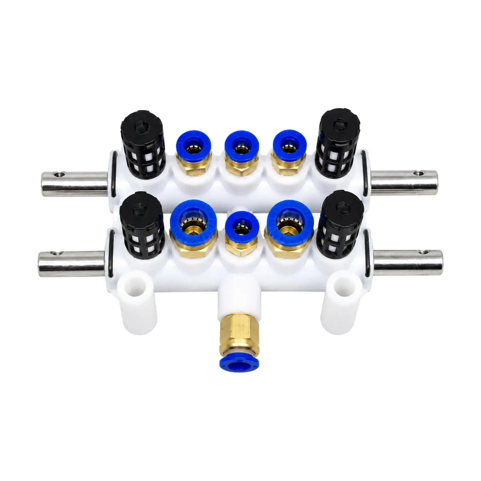 Pneumatic Valve Switch for Tire Changer Repair Foot Operated Air Control Port Assembly with Push to Connect Fittings