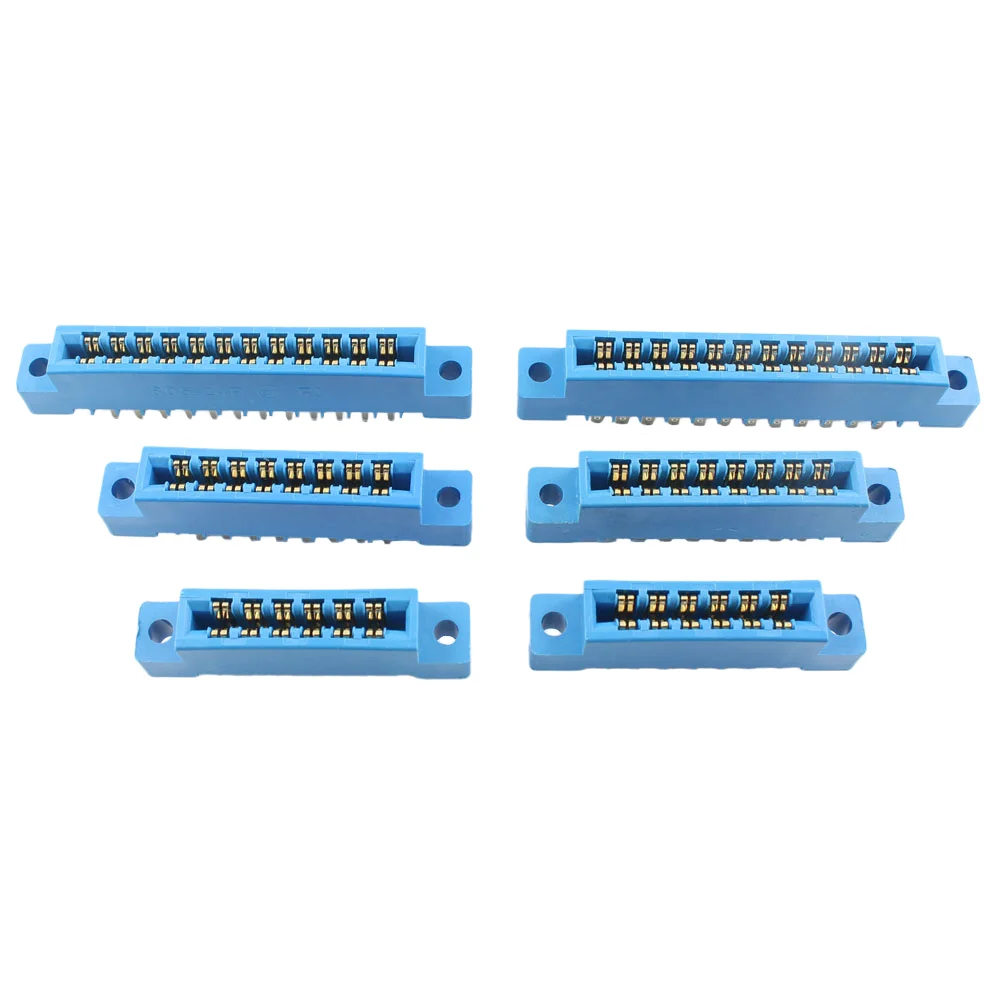 1pcs 805 Connector 3.96mm Pitch 8/12/16/24/30/44/72 Pin Hole Slot Solder PCB Mount Card Edge Socket 8P 12P 16P 24P 30P 44P 72P