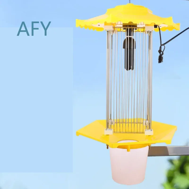 Upgrade New Insecticidal Lamp for Outdoor Agricultural Use Waterproof Automatic Light-Controlled Moth Killing Insect Trap for
