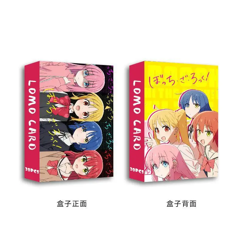 30pcs BOCCHI THE ROCK Lomo Card Stickers Postcard Japanese Anime Collection Gift For students' supplies