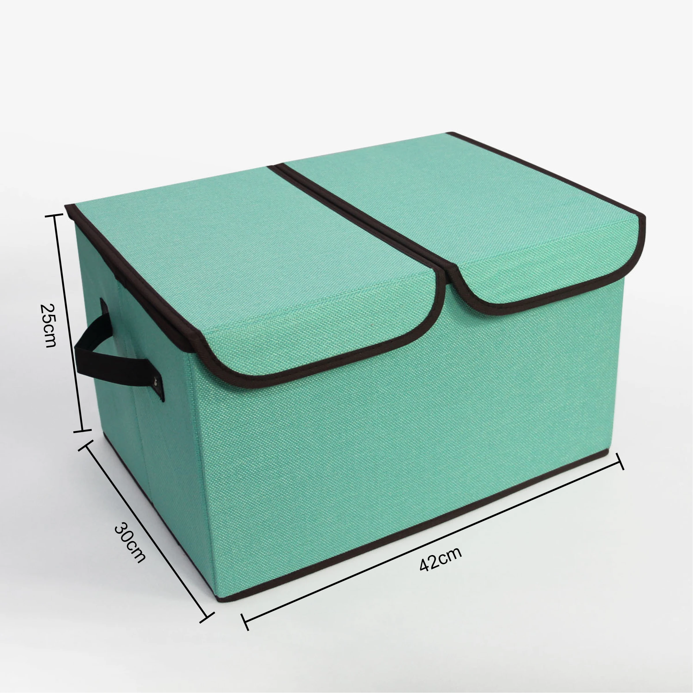 

Large Double-lidded fabric Cotton clothes, Sundries, Bedroom Folding Storage Box, sorting box