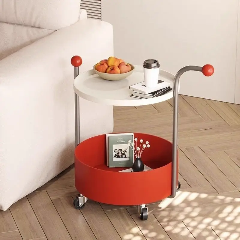 

Small Trendy Coffee Table Classic Minimalist Side Table Elegant Nordic Bedside Living Room Table Basse Furniture Decoration