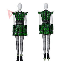 New Six The Musical Queen Anne Boleyn Cosplay Costume Green Outfits Theater Stage Performance Clothing For Women Custom Made