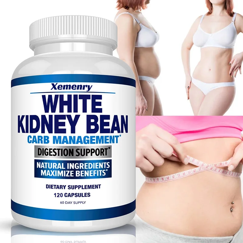 

White Kidney Bean Extract - Helps with Digestive Health, Balanced Energy, Carb Elimination, Metabolism Support