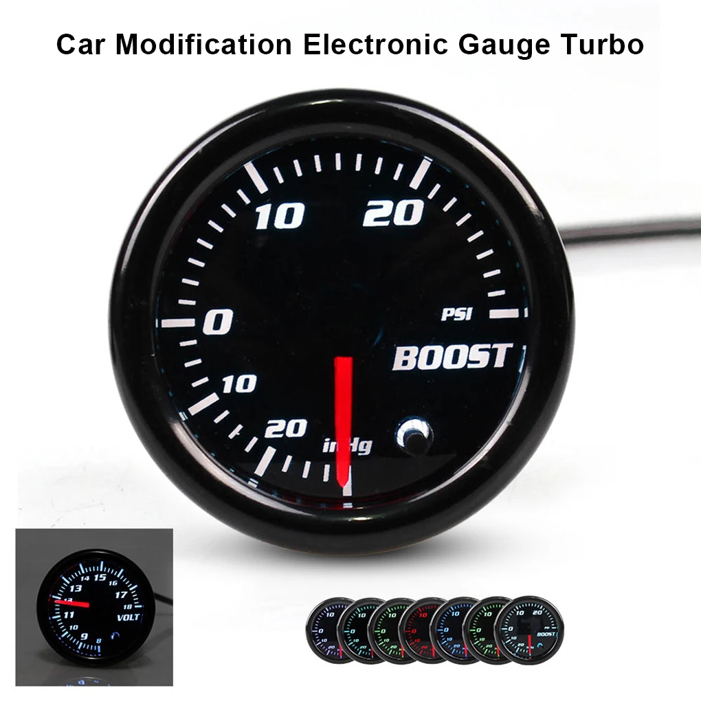 Stay Ahead Of Competition With Advanced Technology Boost Gauge Bar Easy-to-read Digital Turbos Boost Gauge Accurate