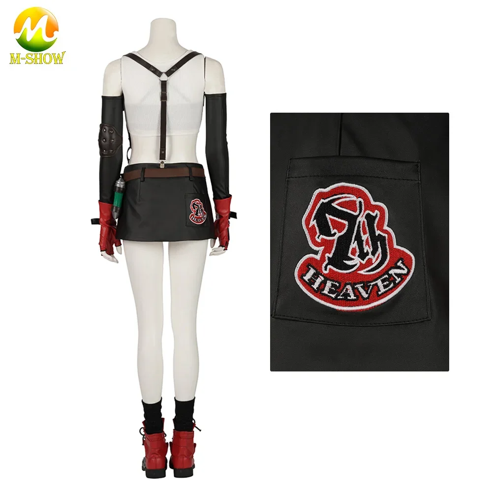 Game Final Fantasy VII Remake FF7 Costume Tifa Lockhart Cosplay Costume Halloween Christmas For Adult Women