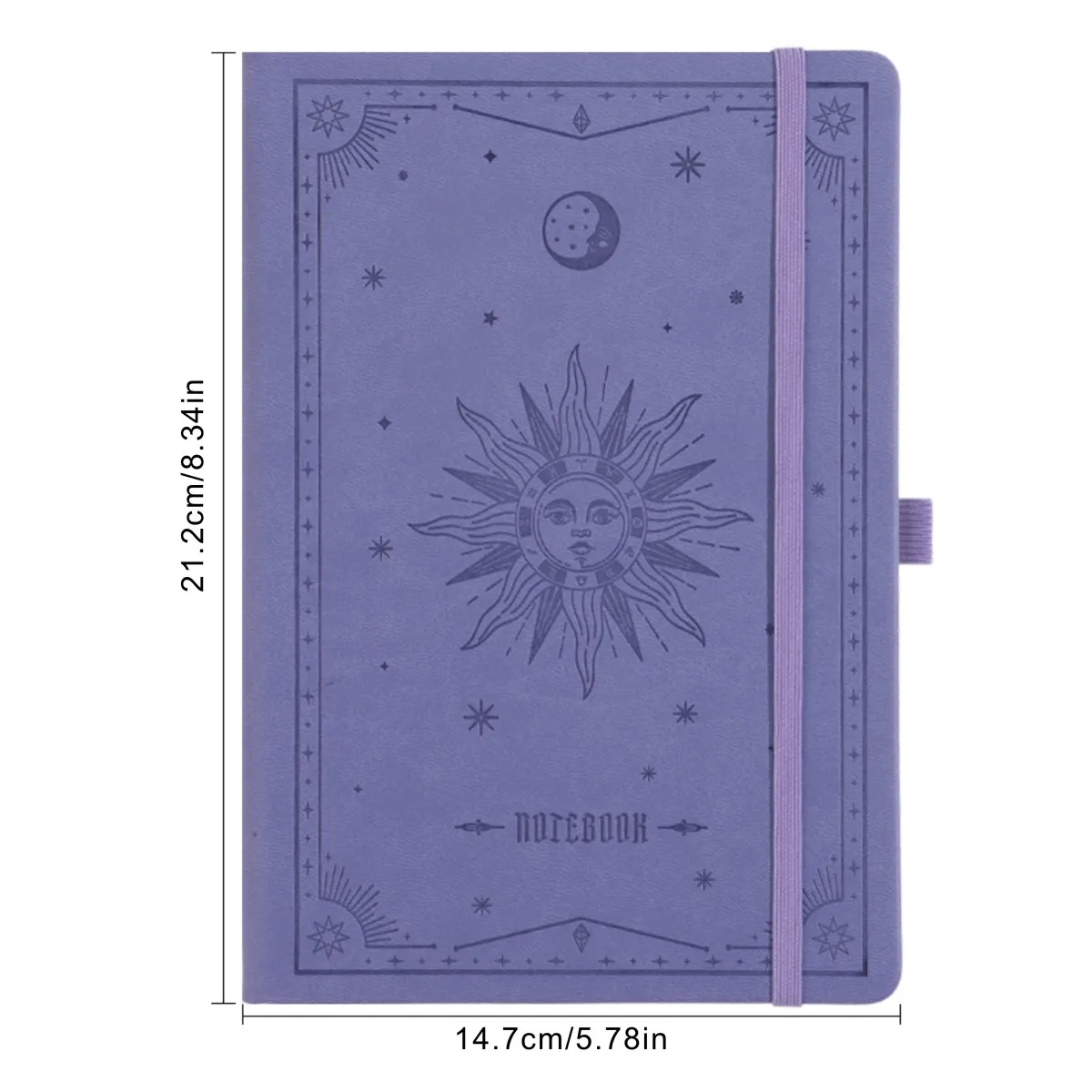 A5PU blank notebook 160 sheets/320 pages, drawing and sketching notebook, 5.75 X 8.38