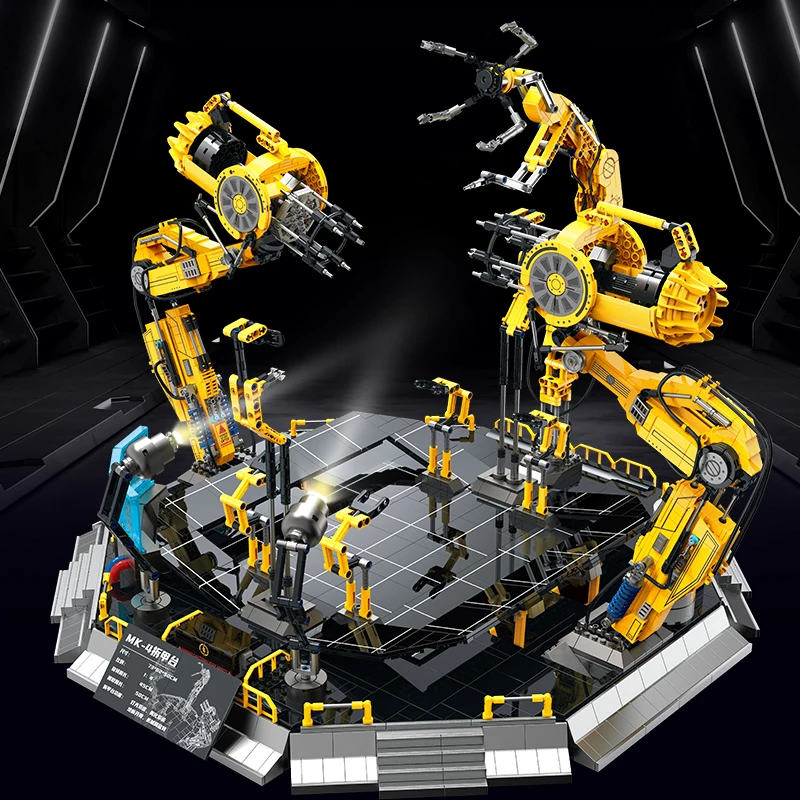 Marvel Bricks Sets Hulkbuster Machine Workbench Iron Man Building Blocks Toys Boys Kids Adult Christmas Gifts DIY Plastic Model