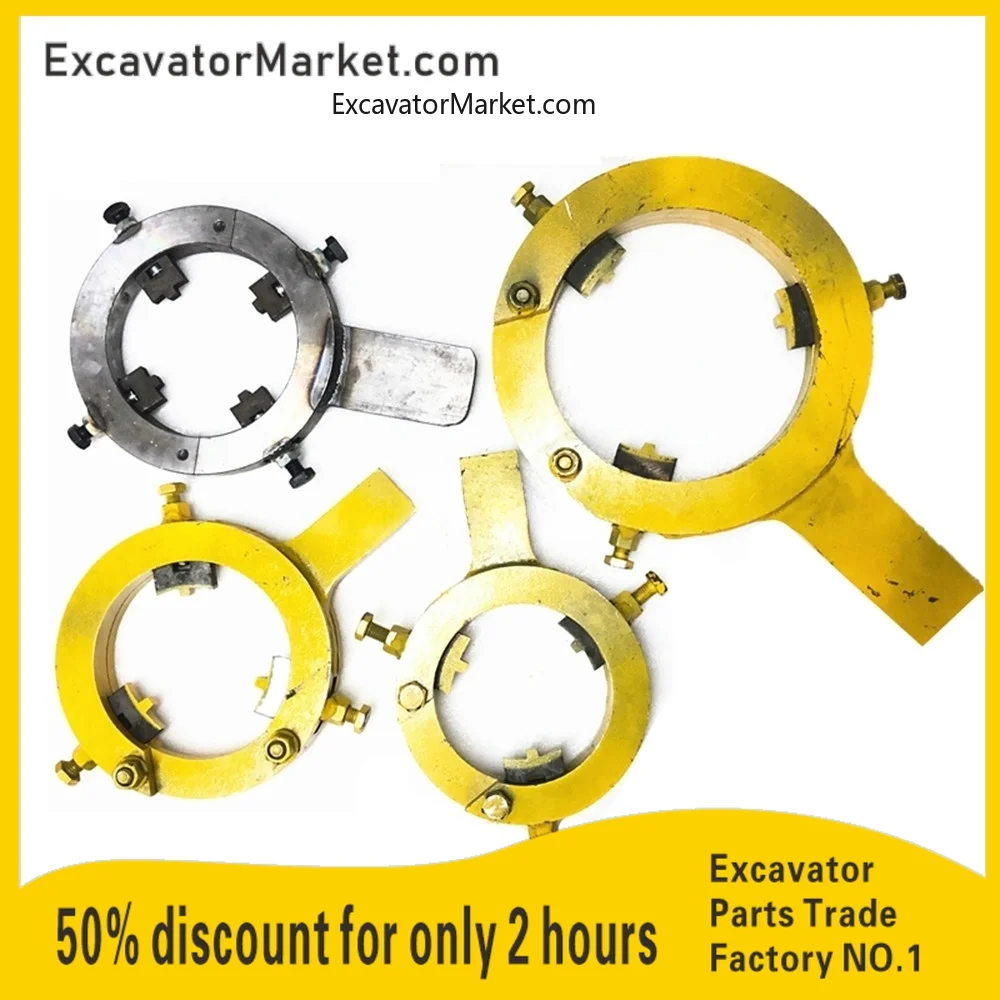 

Разборка деталей экскаватора, гидравлический цилиндрический ключ, разборка цилиндра, гаечный ключ, крюк, машина с двумя захватами, инструмент для уплотнения масла