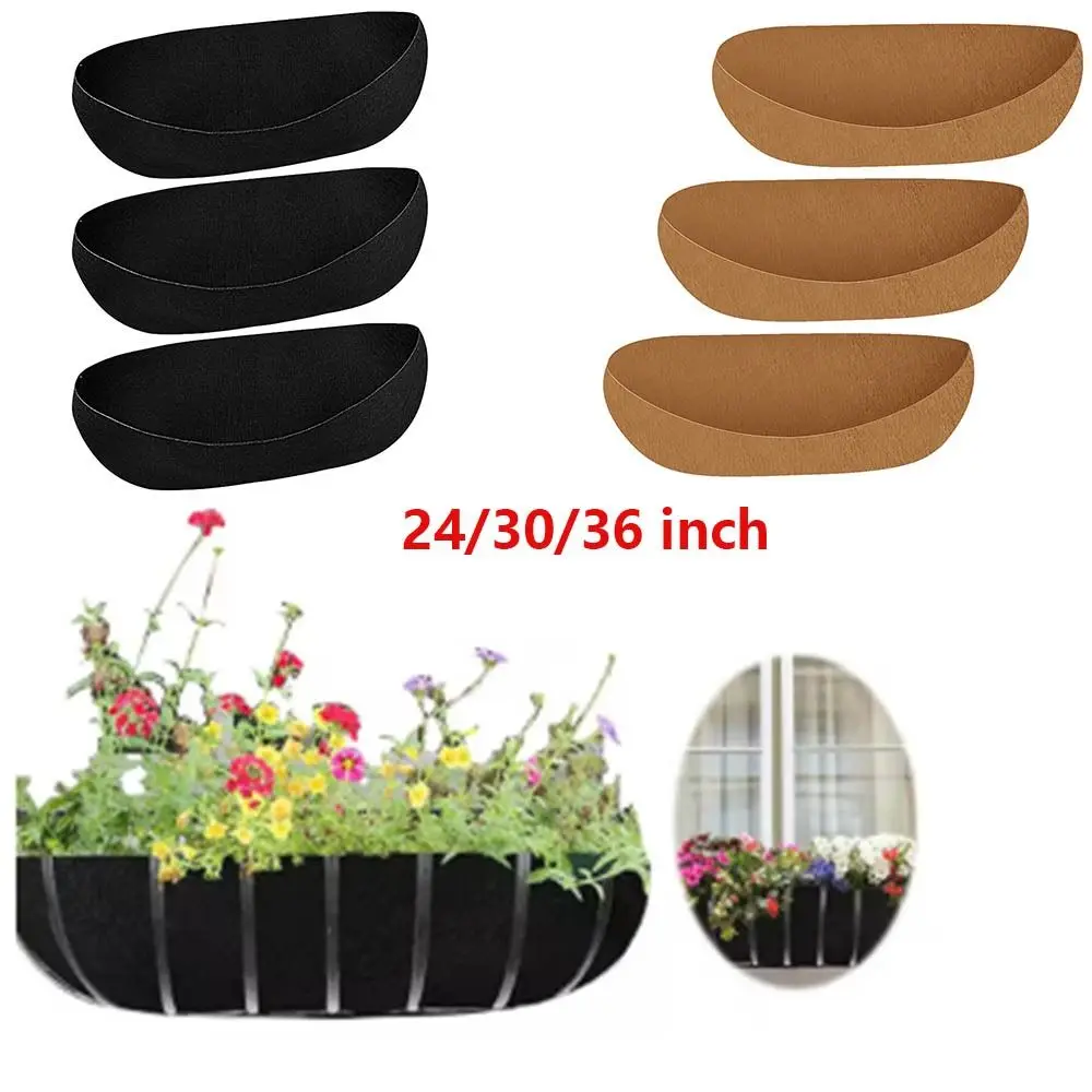 

3Pcs Replacement Planter Liners Root-Friendly Drainage-Enhanced Felt Plant Pot Liners 24/30/36 inch Water-Retentive