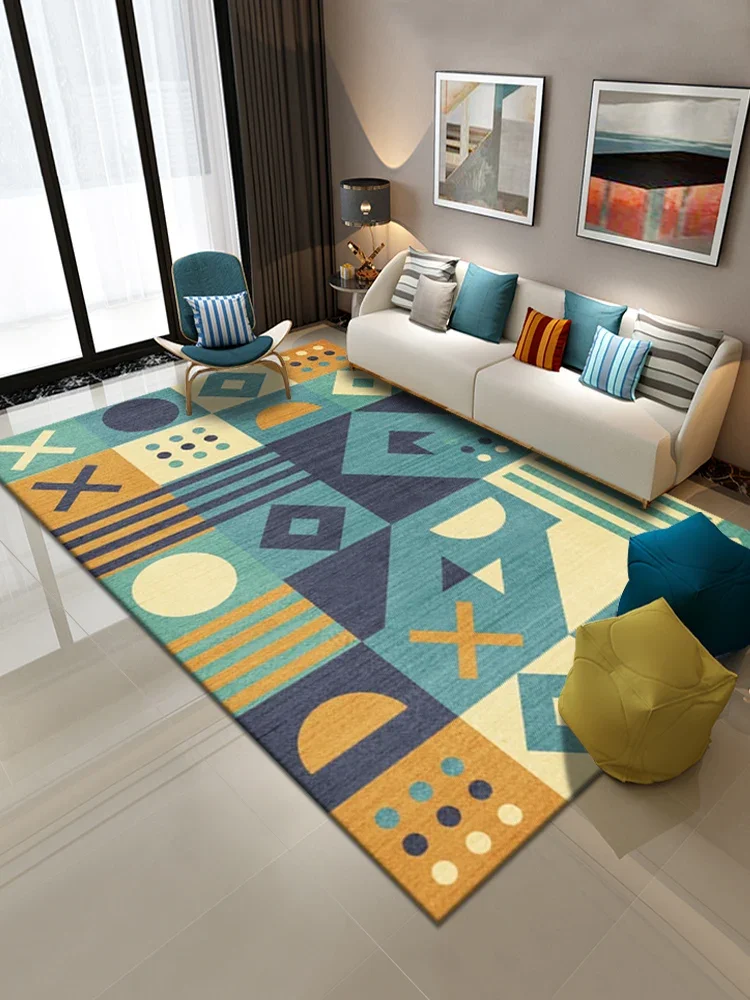 

Nordic Carpet Living Room Bedroom End Table Floor Mat Sofa Bedside Blanket Full-Covered Room