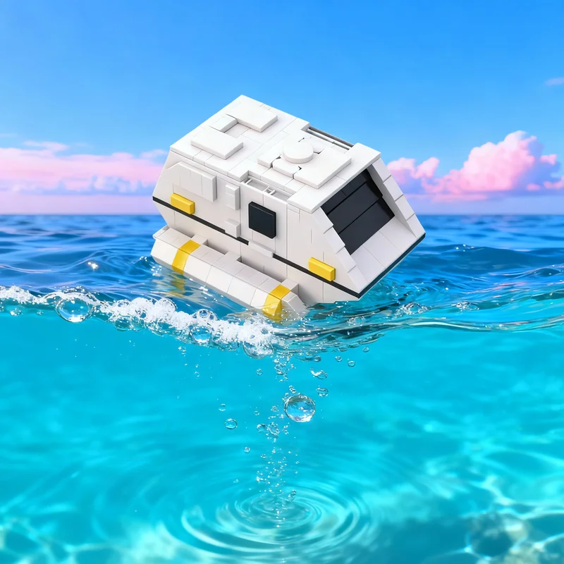 

795 деталей MOC Star Trek TNG: Модель космического шаттла, конструктор, игрушка, рождественский подарок, архитектурная идея, развивающая игрушка