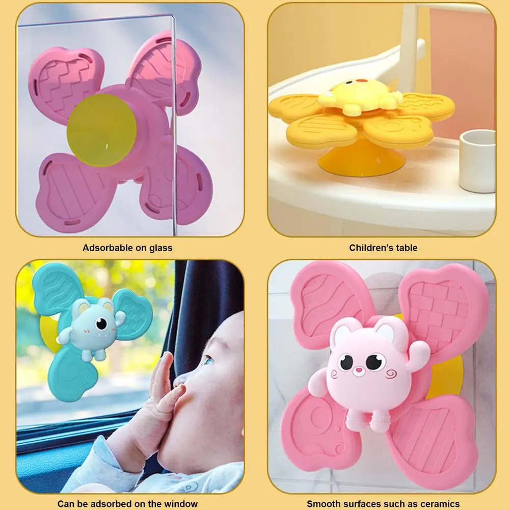 Jouets de bain drôles pour bébé, ventouse de bain, hochets de dessin animé, jouets Fidget dos pour enfants, cadeau pour garçons, 1PC