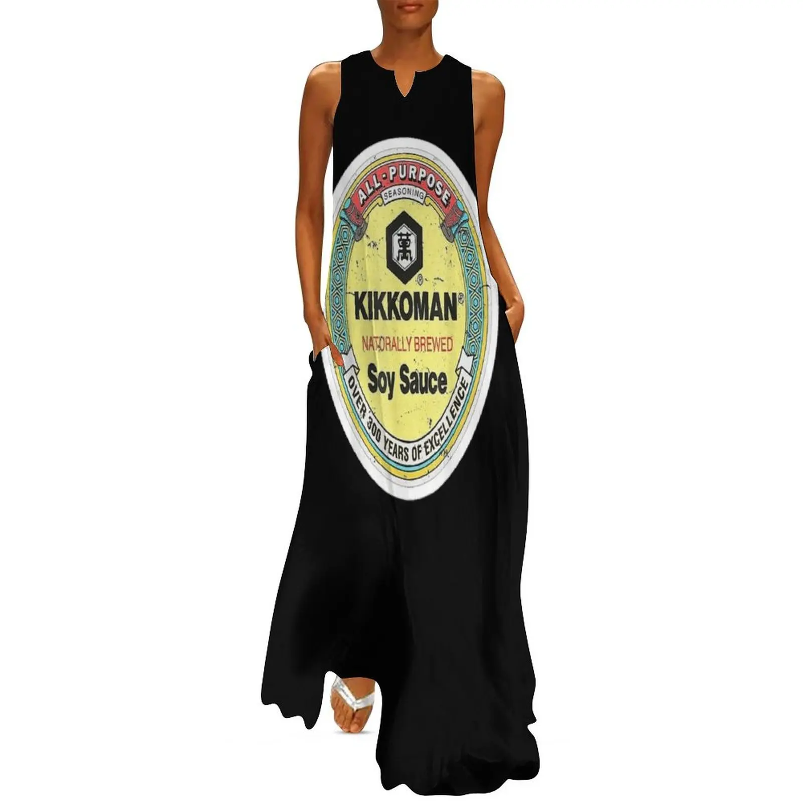 

Soy Sauce Kikkoman Funny Halloween Costume Long Dress Summer women's clothing women dresses Long dress woman Dress