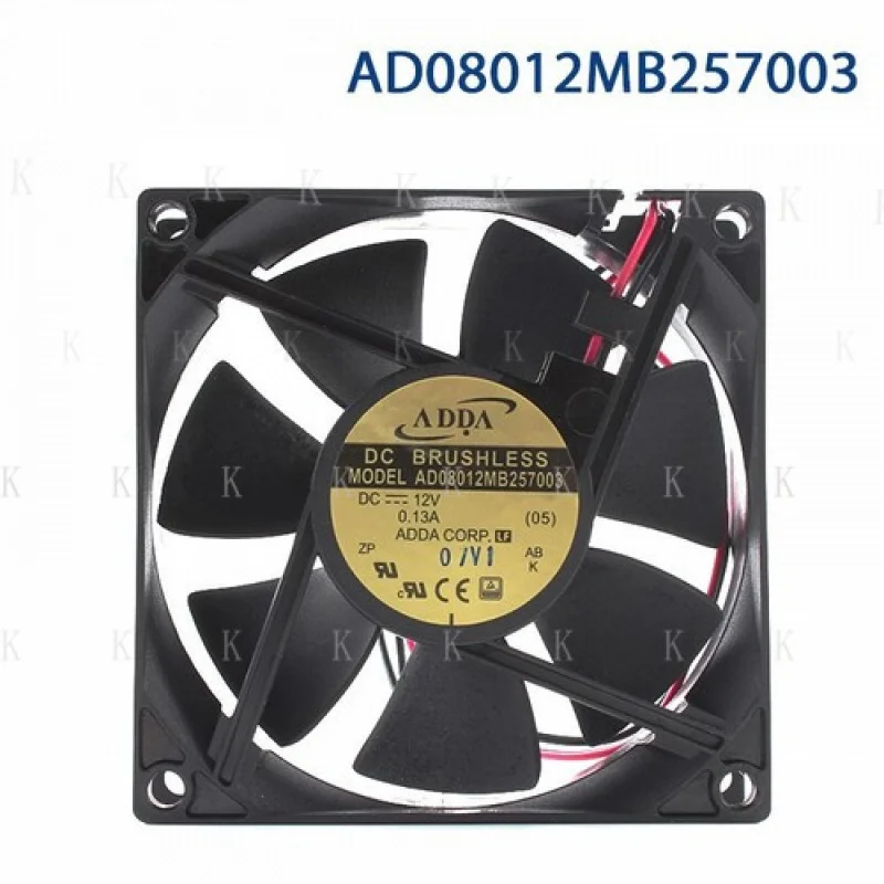 

C for ADDA AD08012MB257003 8025 12V 0.13A 3-wire waterproof heat dissipation fan