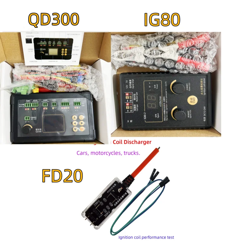 

Новый автомобильный катушка зажигания, электромагнитный клапан инжектора, шаговый двигатель FD20 + QD300 + Y80, тестер, симулятор привода обнаружения неисправностей