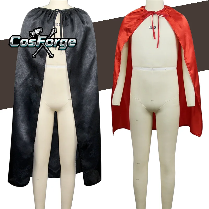

Halloween Costume for men woman kids Female Girl Boy adult Death Scary Devil Role Red Black Witch Vampire Long Cape Cloak Hooded