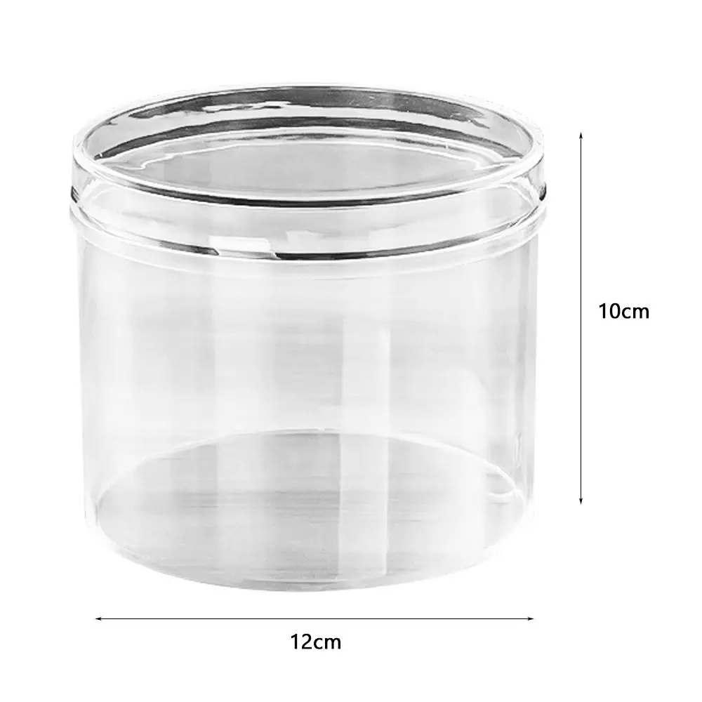 New Multi Size Doll Storage Box Round Transparent Jewelry Box Protection Showcase with Lid Plastic Box Doll