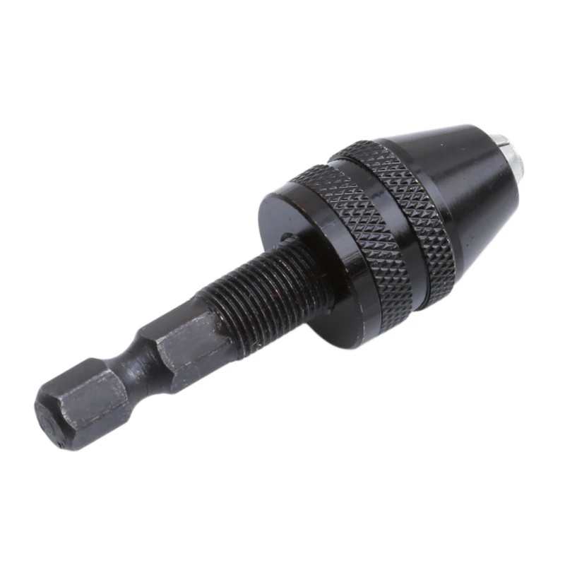 Drill Chuck Keyless Screwdriver Impact Driver Adaptor Electric Micro Motor Clamp Mini Chuck Fixture Hex Shank Drill Bits Adapter