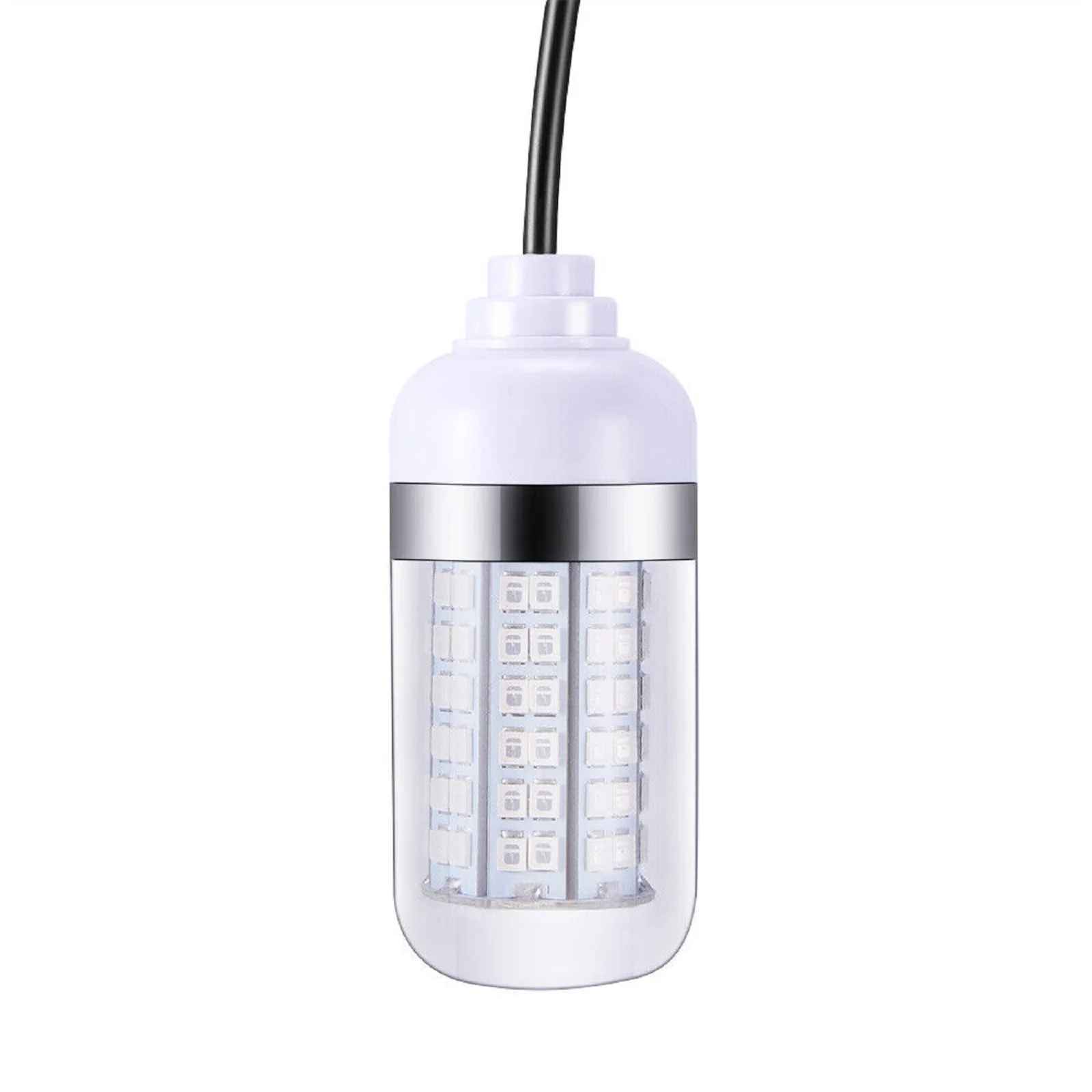 

108-светодиодный подводный светильник для рыбалки, зеленый, ночное привлекательное освещение, 12-24В, светодиодный фонарь для поиска рыбы, IP68, водонепроницаемый, зеленый свет для привлечения кальмаров