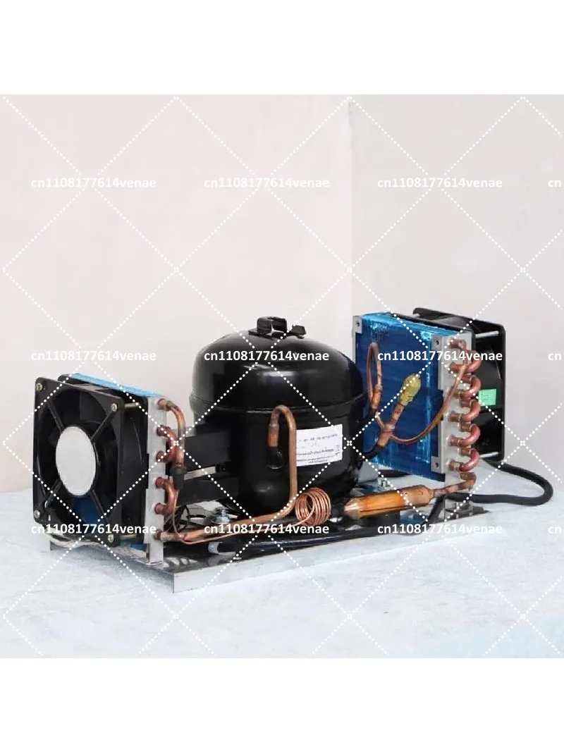 12V 24V Compressor Condenser Unit BD25HC for Car Refrigerator Solar Freezer Marine Air-Cooled Refrigeration