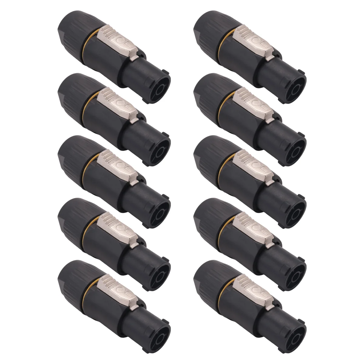 

A002 10pcs 3Pins True Locking Connector Female Plug Jack NAC3FX-W NAC3MX-W PA66 Material IP65 Grade Waterproof