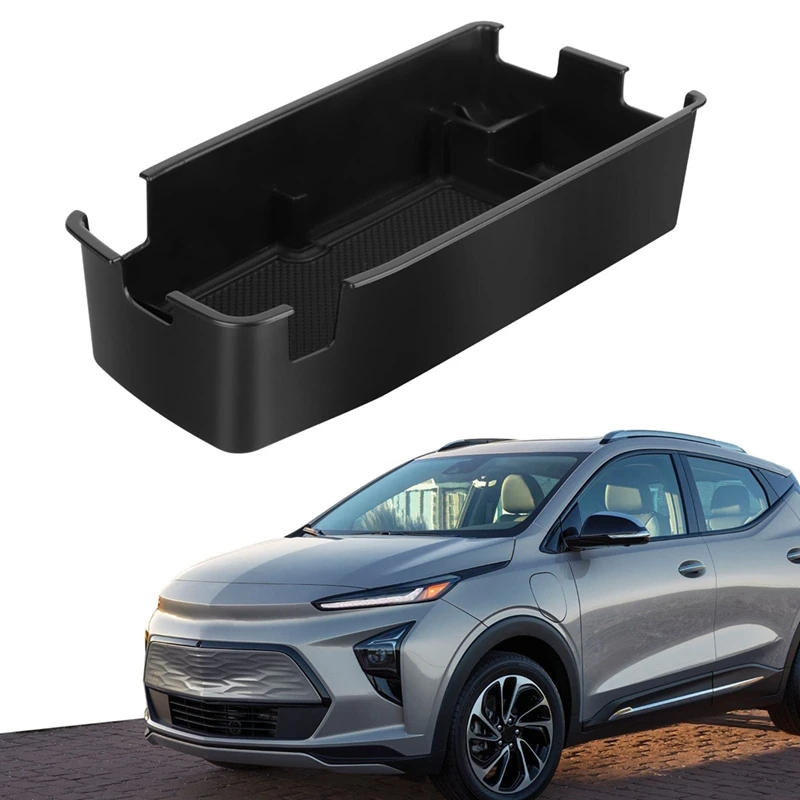 For Chevy Bolt EUV EV 2022 2023 Car Center Console Organizer Interior Spare Parts Parts Armrest Tray Storage Box