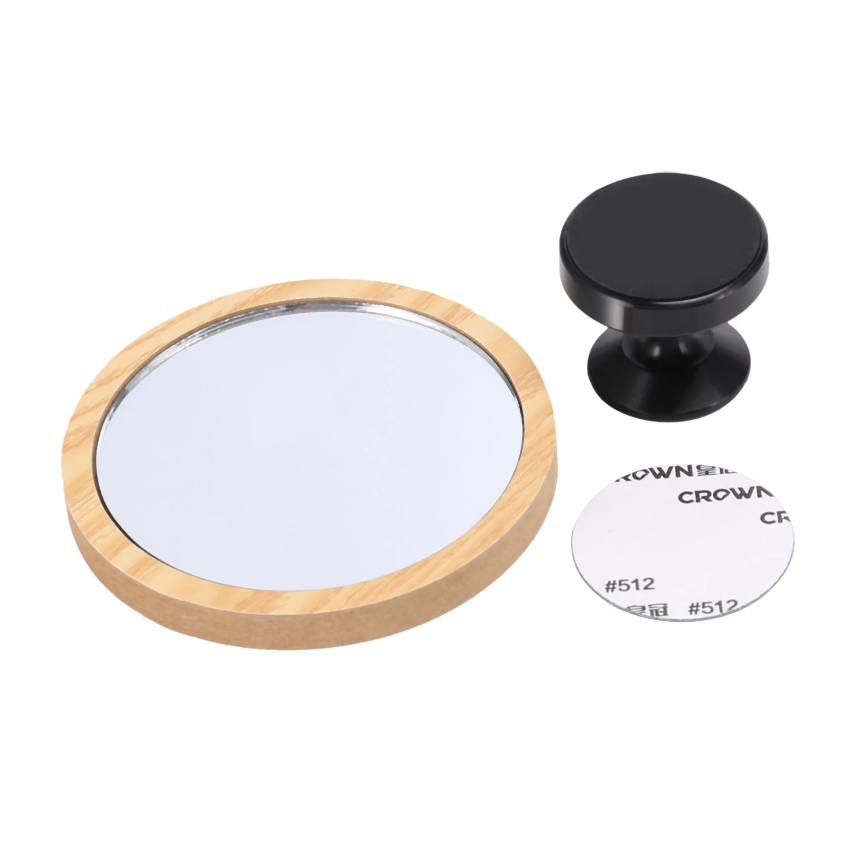 Espresso Rate Observation Wooden Base Magnetic Coffee Tampering Reflective Mirror for Cafe Machine Tool Wooden Base