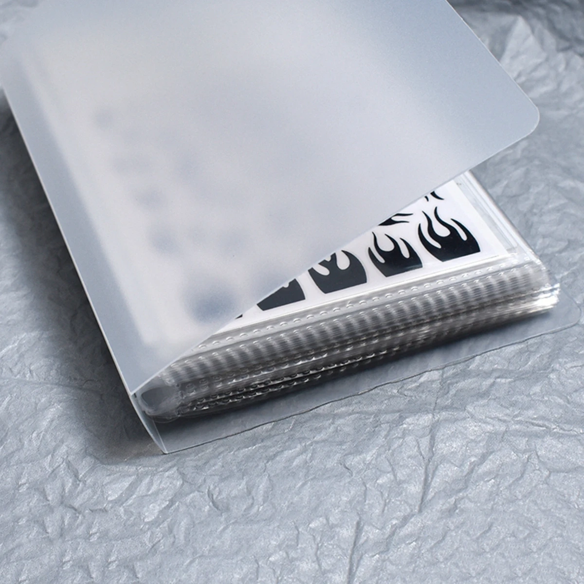 20 TO 200 Slots Empty Nail Art Stickers Collecting Album Clear Plastic Design Nail Art Decals Storage Booklet Empty Display Book