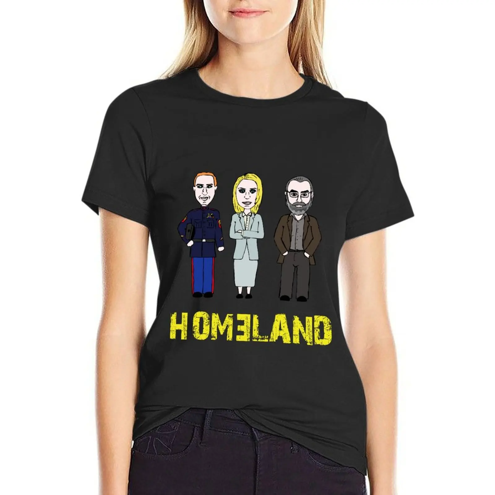 

Homeland! T-Shirt oversized kawaii clothes Short sleeve tee t shirt Women