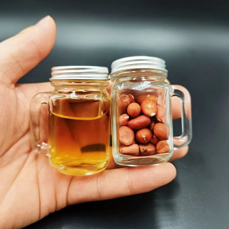 35/120ml Mini Glass Sealed Bottle For Jam Honey Coffee Milk Juice Leakproof Bottle With Lid Jar Portable Empty Jar Container