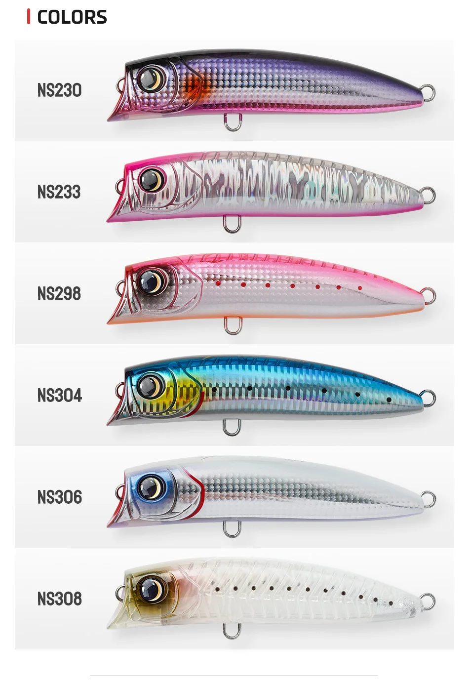 Noeby Tauch-Popper Angelköder 160mm 83g Schwimmender Popper Oberflächenwobbler für GT-Thunfisch-Königsfisch Topwater Big Game Angelköder – Detail 6