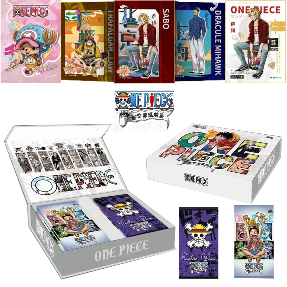 

One Piece Cards Japanese Anime Collection Cards Booster Box Full Set Luffy Roronoa Paper Game Character Playing Card Kid Toys