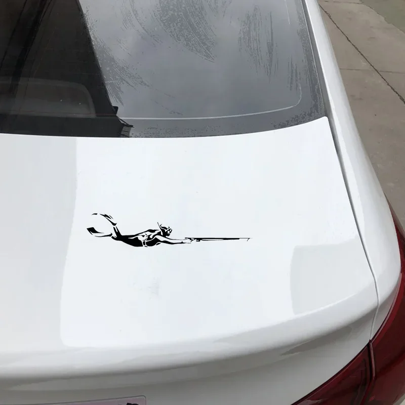 Brave Diving Adventure Waterproof PVC Car Sticker 15cm*3cm Creative Decal for Car Motorcycle Decor