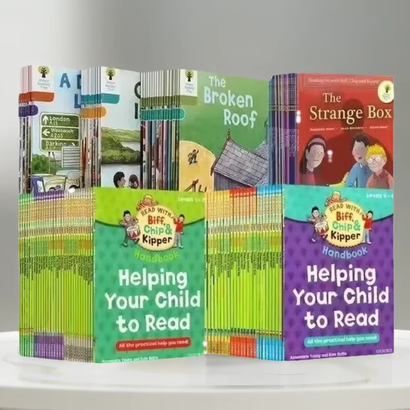 Oxford อ่านหนังสือภาษาอังกฤษ Four Stage Book Home Edition หนังสือภาษาอังกฤษปกอ่อนอ่านหนังสือเด็ก Oxford นักเรียนหนังสือ