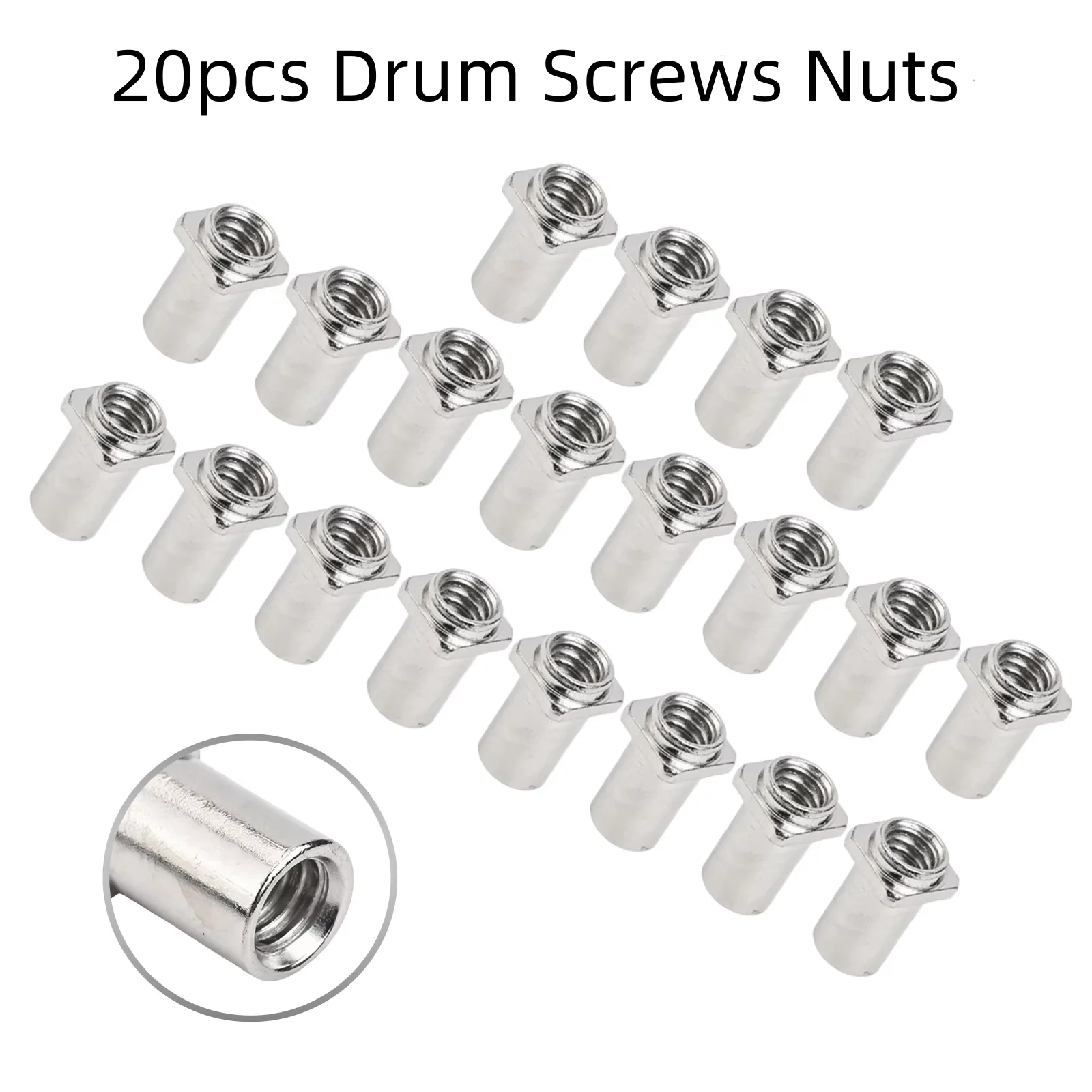 

Drum Screws And Nuts Set Drum Accessory Drum Set Repair Drum Accessories Versatile Use 20 Pieces Set Comprehensive Kit