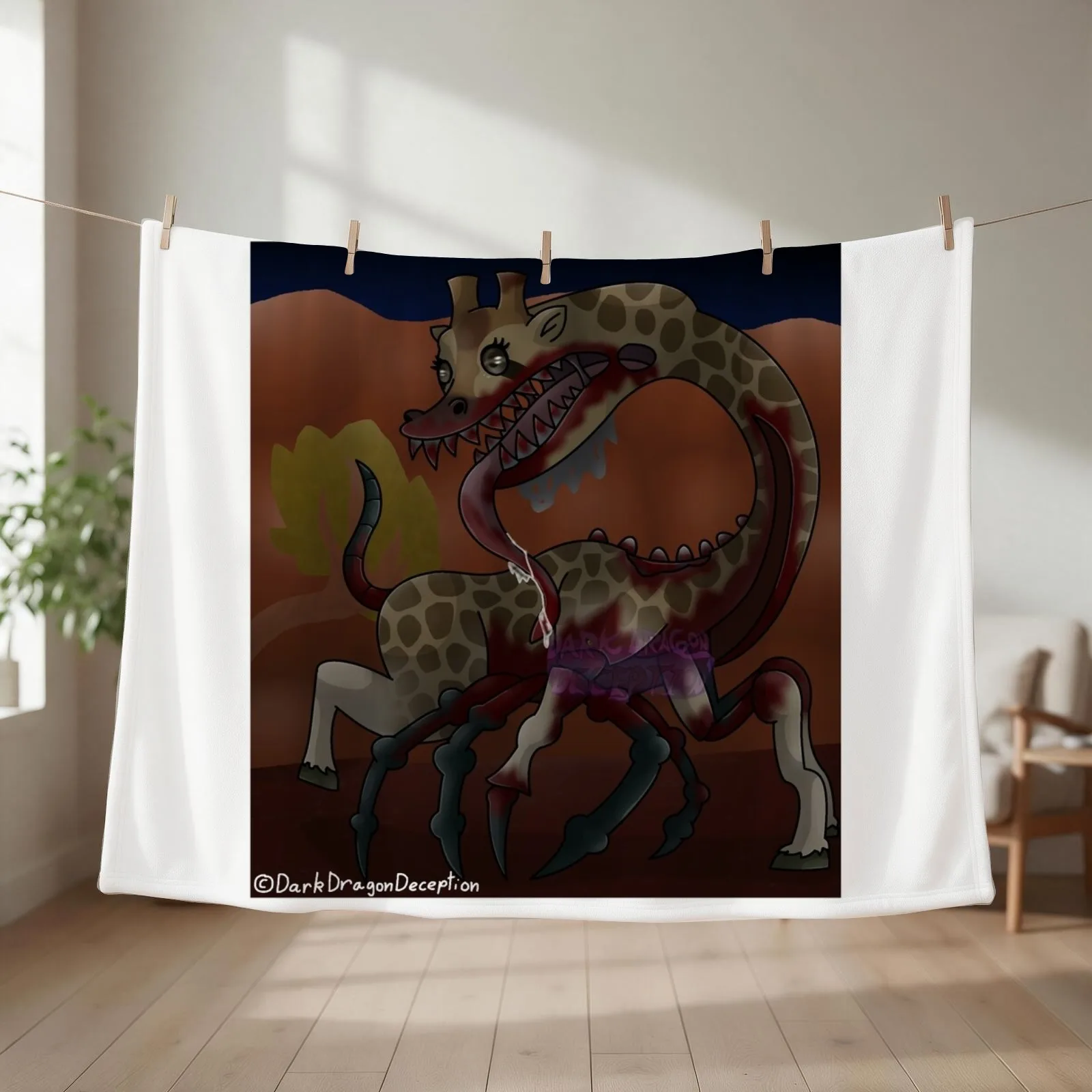 The Giraffe Enclosure (Zoochosis) Throw Blanket Sleeping Bag Sofa Quilt Decorative Throw Summer Beddings Blankets