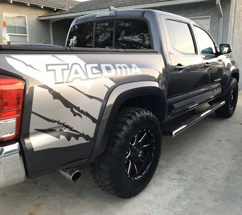 New Pickup Car Sticker Vinyl Car Off-Road Decorative Decal Accessories FOR Toyota Tacoma Body Custom Car Film