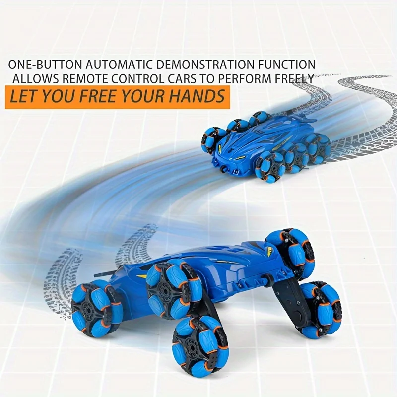 RC Stunt Car Bambini Double Sided Flip 2.4G Telecomando 360 Rotazione Deree Off Road Drift RC Auto Regali per Bambini Adulti Ragazzi