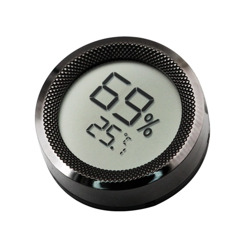 Mini digitaal display sigarenhumidor hygrometer thermometer temperatuurmeter