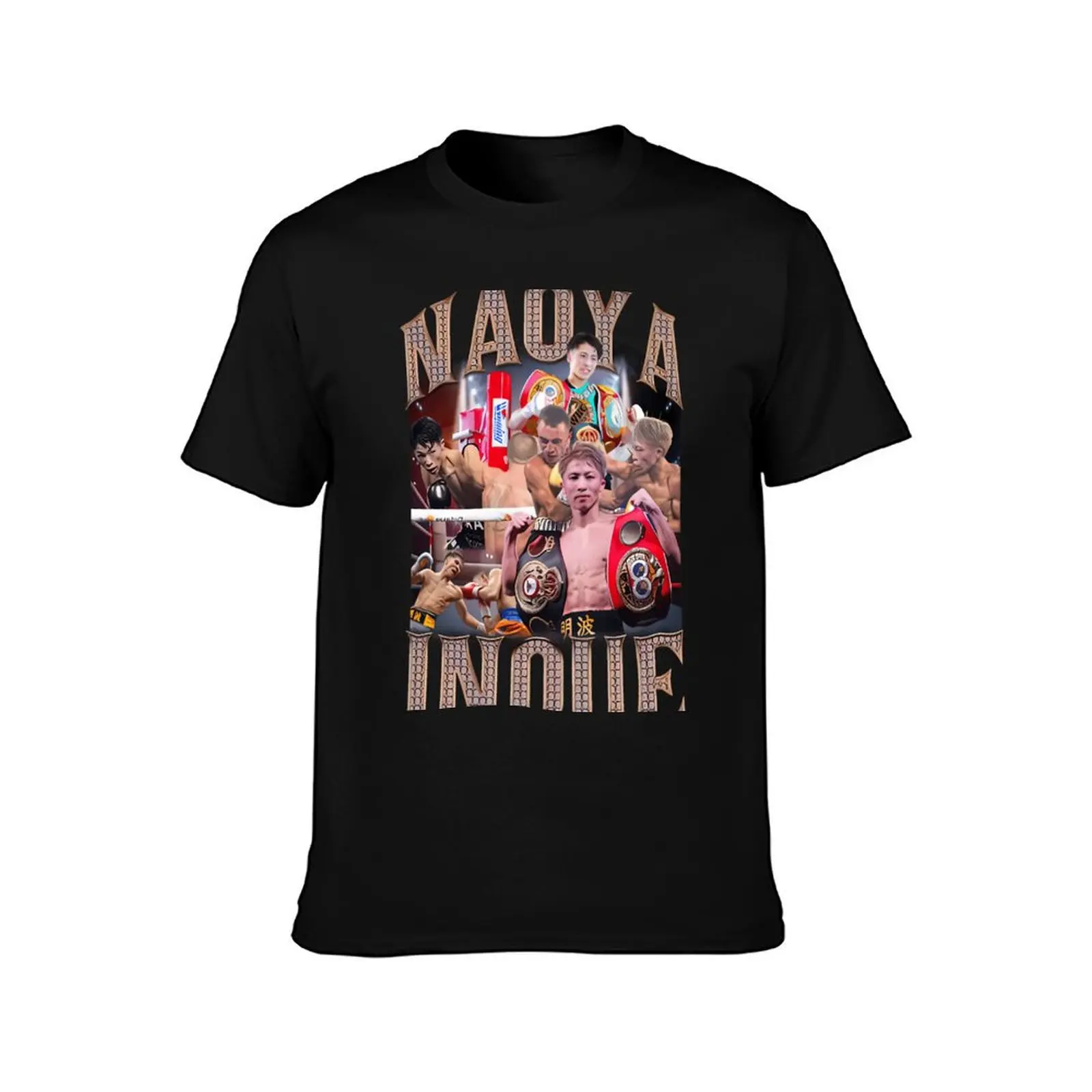 Naoya Inoue Oversized Snow Wash T-Shirt Holiday Casual Short Sleeve Top T-Shirt