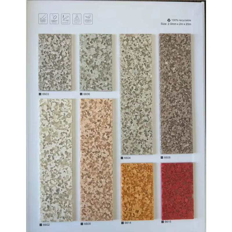 Customize  Ginne Medical Anti-slip 2mm Fireproof Anti-static Waterproof Plastic Flooring for Hospital  School Building Lab Pvc F