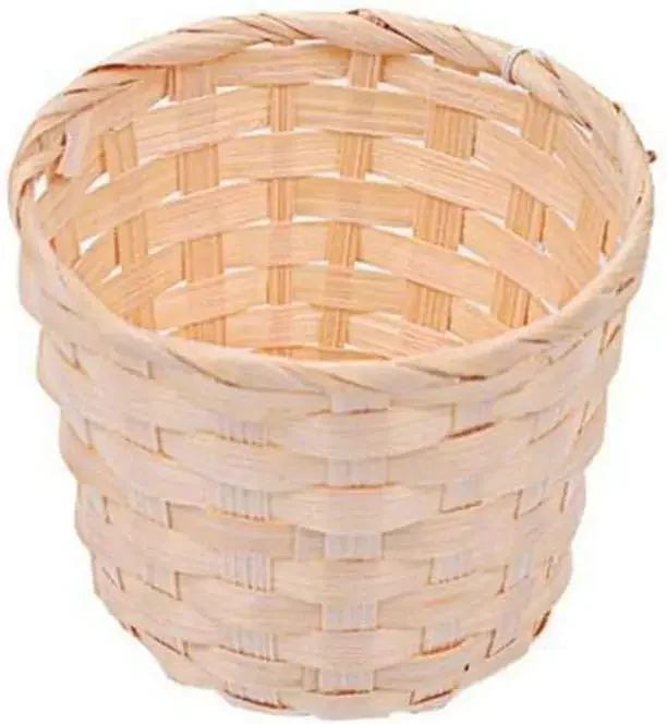 

S5-1 шт. портативная корзина для хранения, Бамбуковая плетеная корзина, мини корзина для хранения, Настольный ящик для растений для сада (ы)